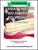 Variations On Two American Folk Songs Concert Band sheet music cover